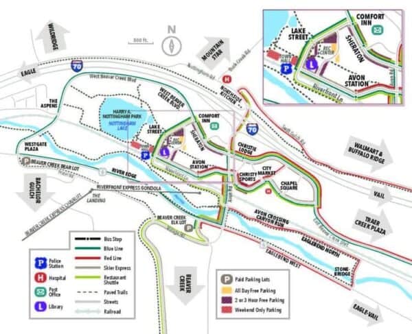 Beaver Creek Map & Transportation