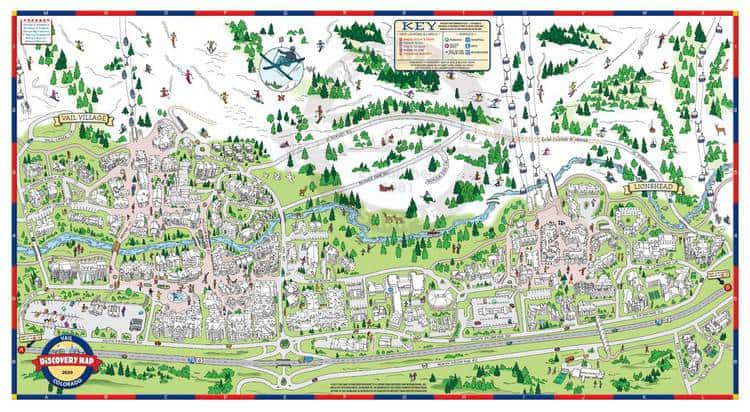 Vail to Beaver Creek Map
