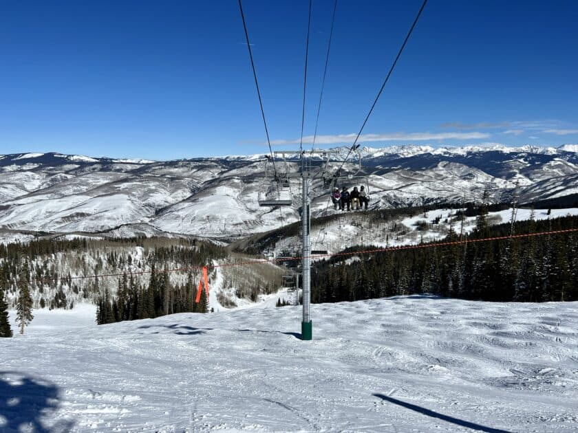 Chairlift in Beaver Creek 
