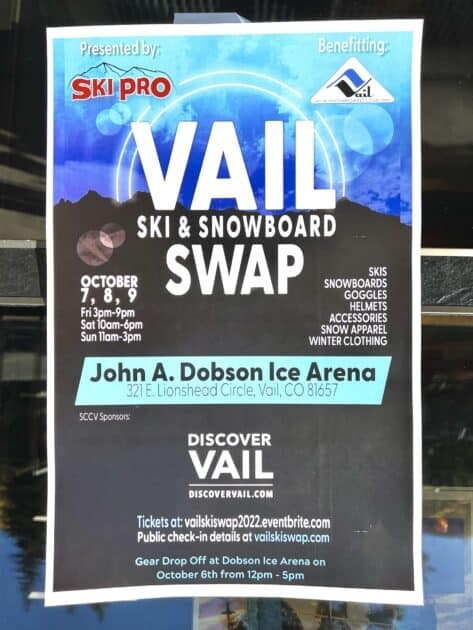 Vail Ski Swab at the Dobson Ice Arena 