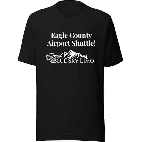 tee shirt Eagle airport shuttle by Blue Sky Limo