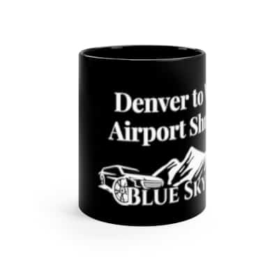 denver to vail airport shuttle coffee mug front view