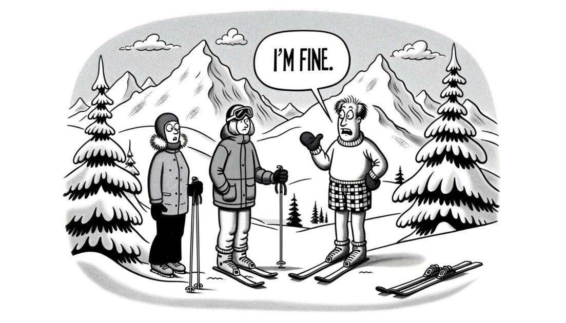 Ski Gear at Copper Dressing for Winter Meme