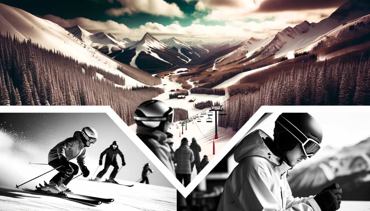 Collage of Skiing at Copper Mountain