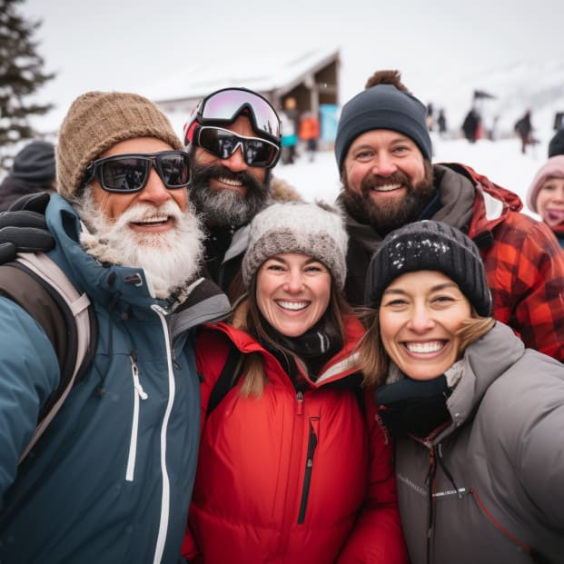 photo of group of friends using the Epic Buddy Passes