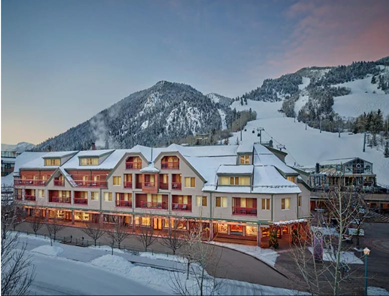 The Little Nell - Aspen's 5-star rated hotel right next to the ski slopes