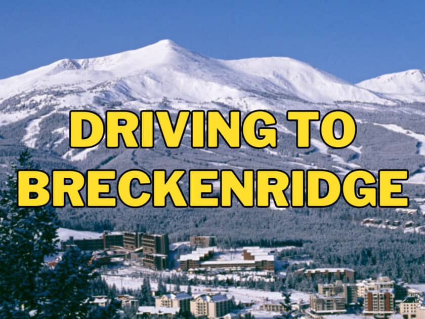 driving to breckenridge