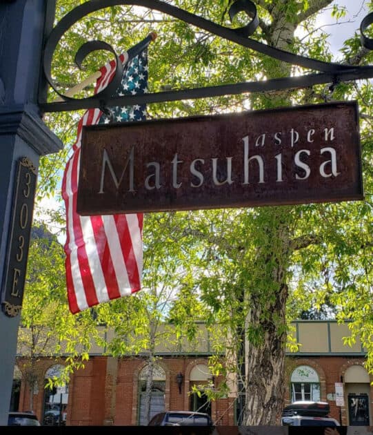 Matsuhisa restaurant in Aspen