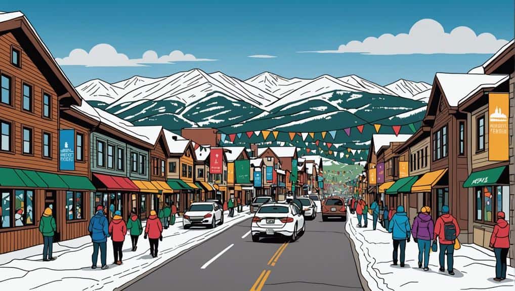 illustration of parking during special events in Breckenridge