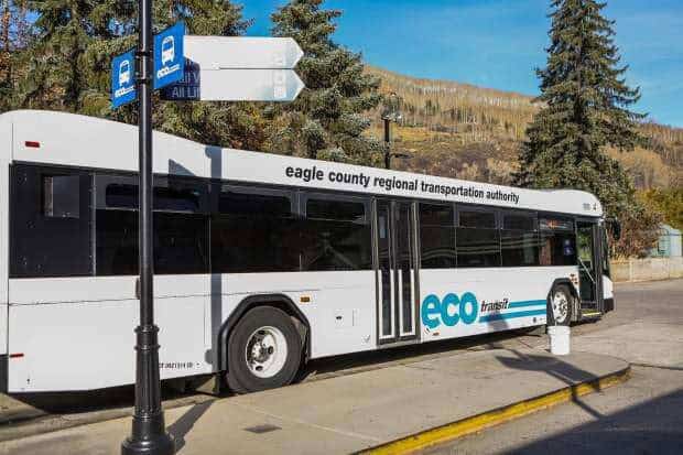 ECO bus service from Eagle Airport to Edwards, CO