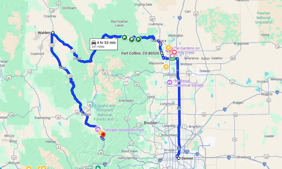 Alternative Routes To Winter Park (When Berthoud Pass Is Closed) 4 Alternative Route to Winter Park - The Poudre Canyon Access