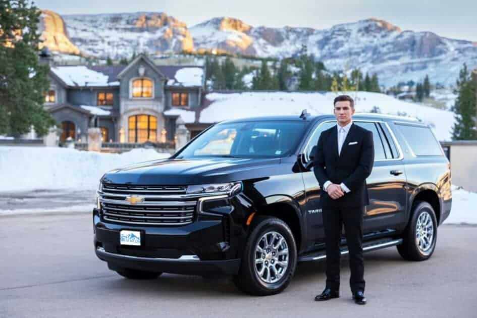 aspen wedding car service by blue sky limo