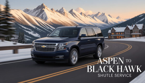 blue sky limo's aspen to black hawk shuttle service