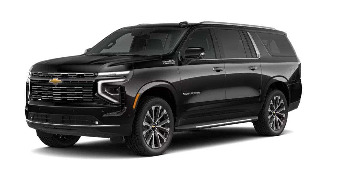 Our World Class Fleet 1 Blue Sky Limo Airport Shuttle Fleet - Chevrolet Suburban 04