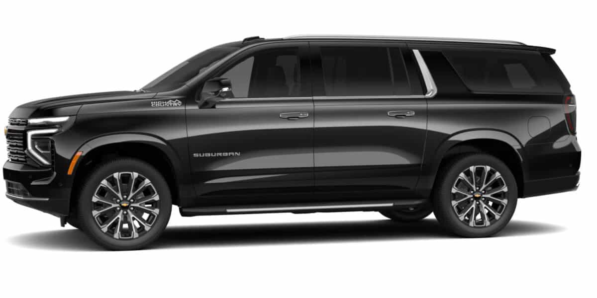 Our World Class Fleet 4 Blue Sky Limo Airport Shuttle Fleet - Chevrolet Suburban 01