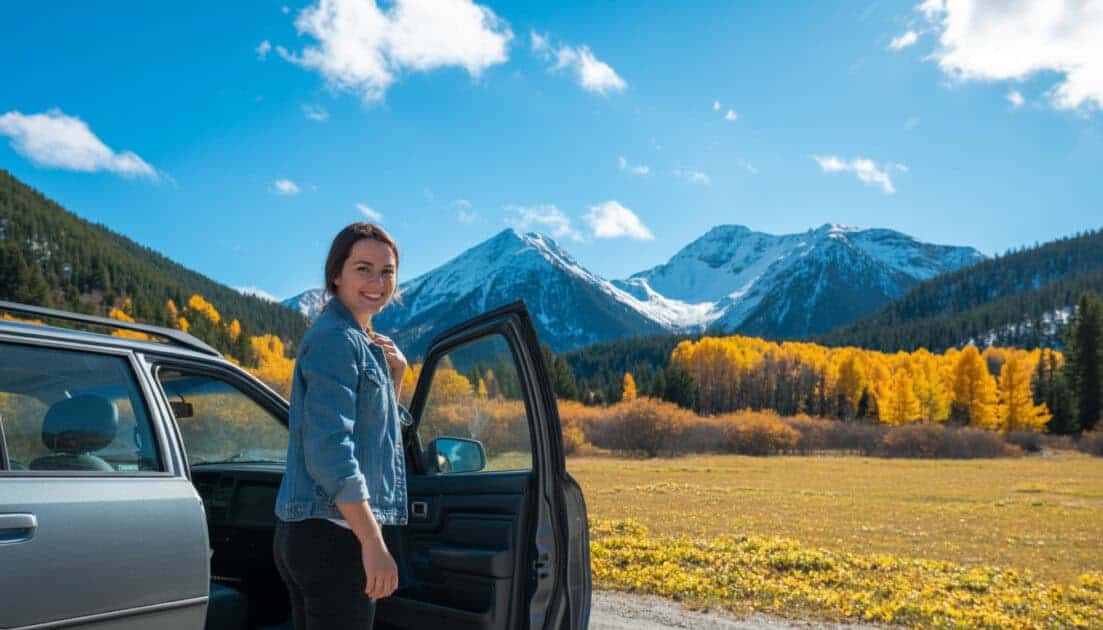 driving to crested butte