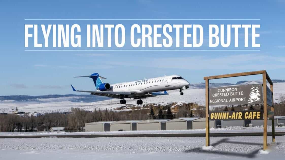 flying into crested butte