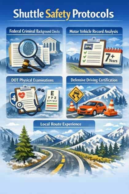 airport shuttle Professional driver Vetting Process