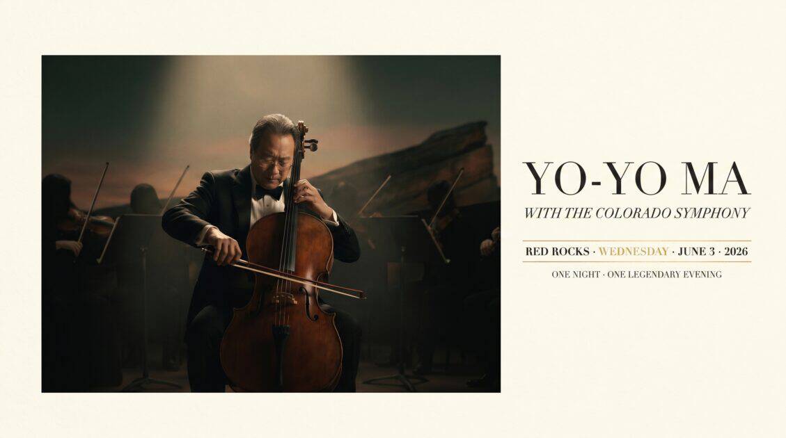 Yo-yo ma red rocks 2026 poster