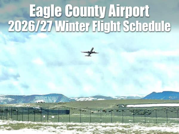 winter flight schedule for Eagle County Airport (EGE)