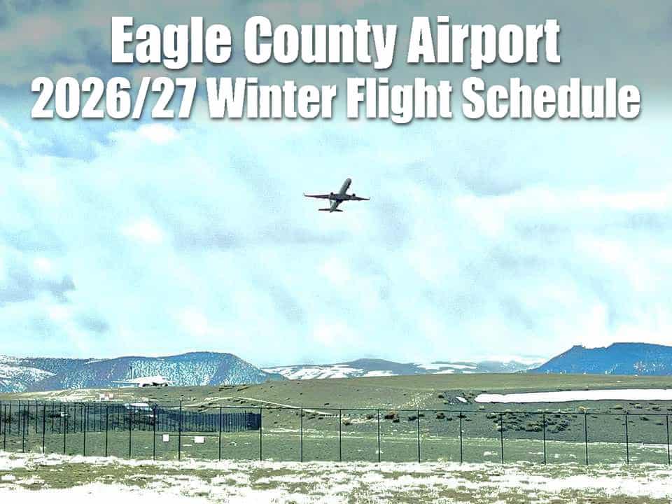 winter flight schedule for Eagle County Airport (EGE)